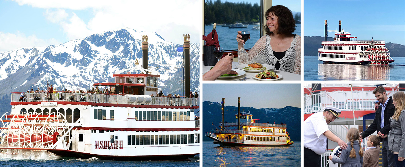 Lake Tahoe Sightseeing & Dinner Cruises Aboard The Tahoe Queen