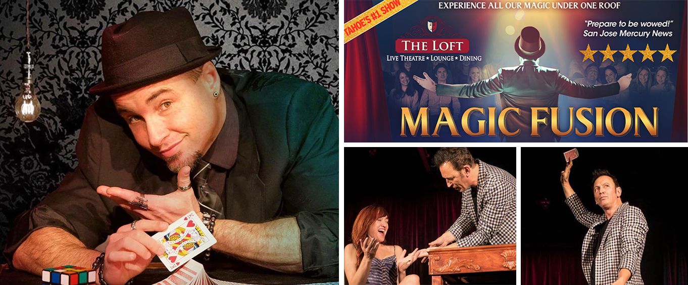 Magic Fusion Lake Tahoe Magic Show Collage