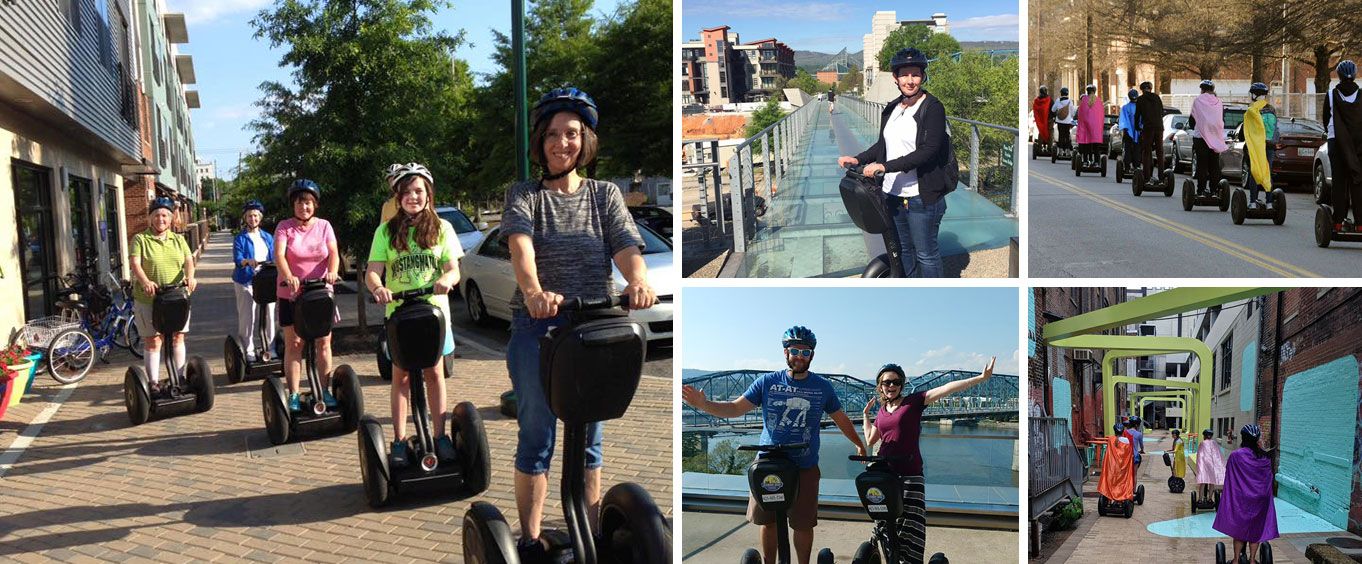 Historic Downtown Chattanooga Segway Tour Collage