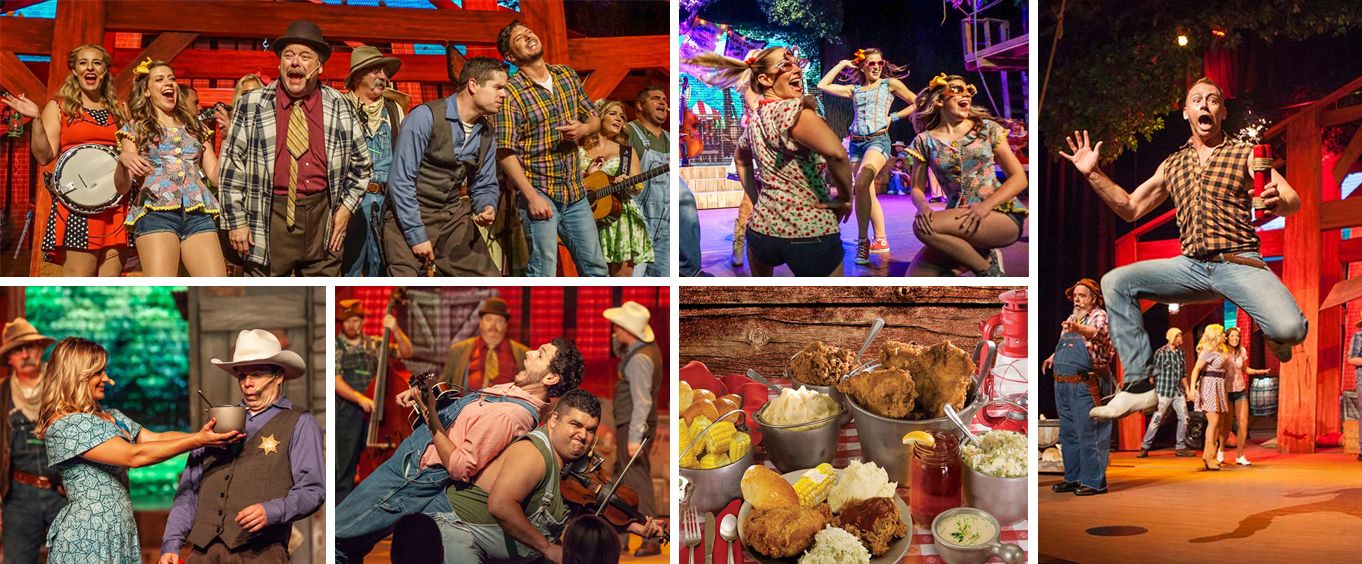 Hatfield and McCoy Dinner Show Collage