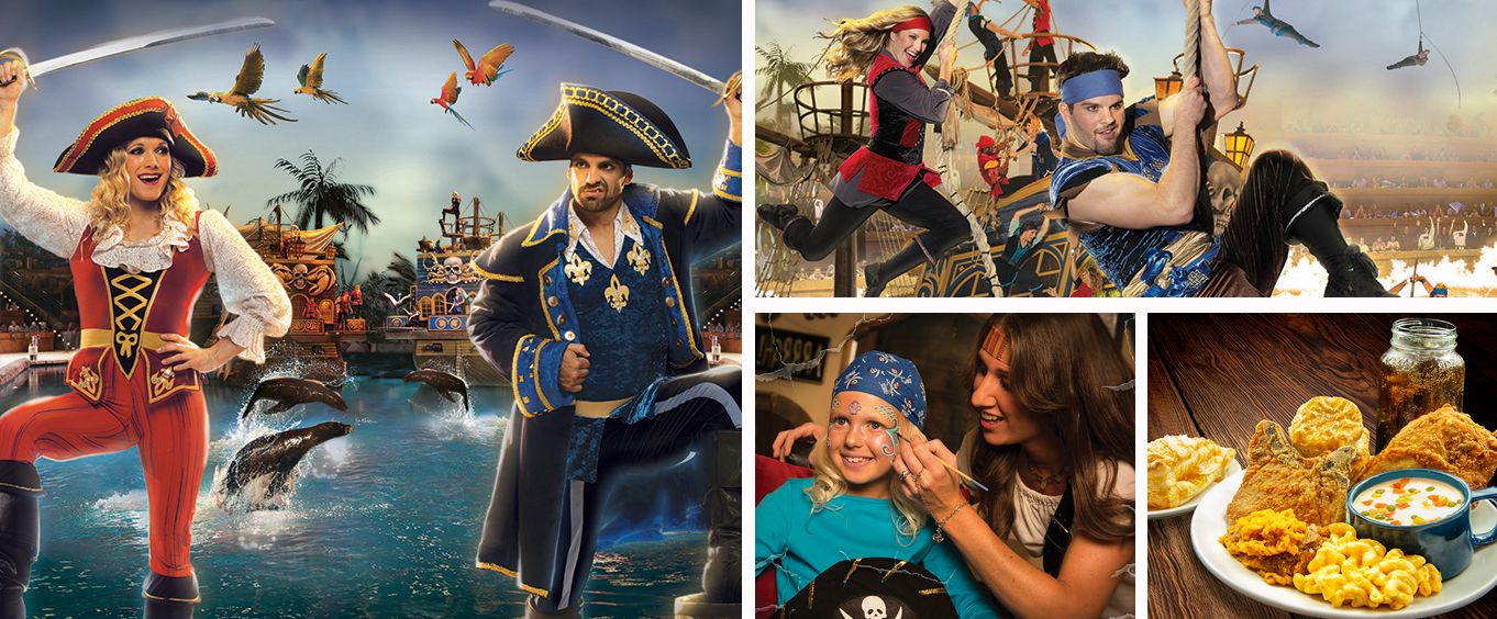 Pirates Voyage Dinner & Show Pigeon Forge Collage