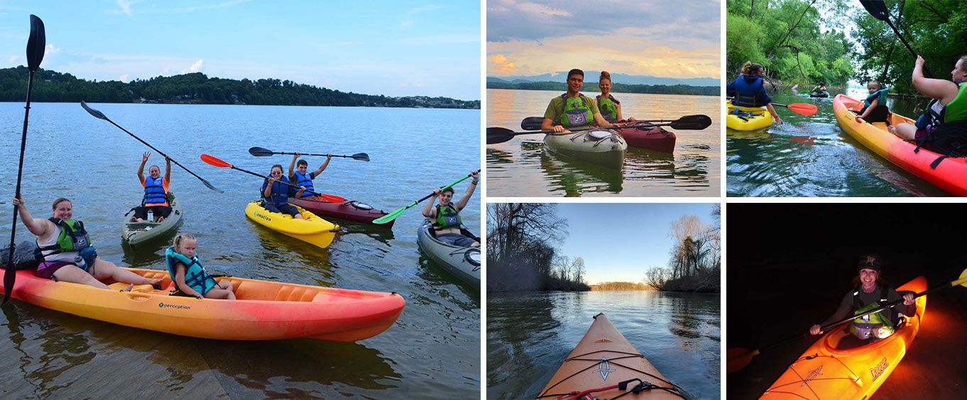 Smoky Mountain Kayak Adventures Collage