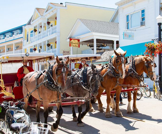 mackinac island carriage tour route