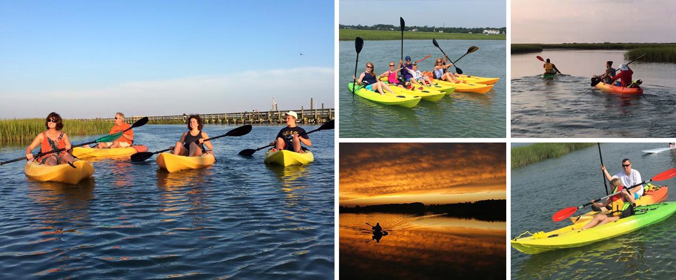Guided Murrells Inlet Backwater Myrtle beach Kayak Tour