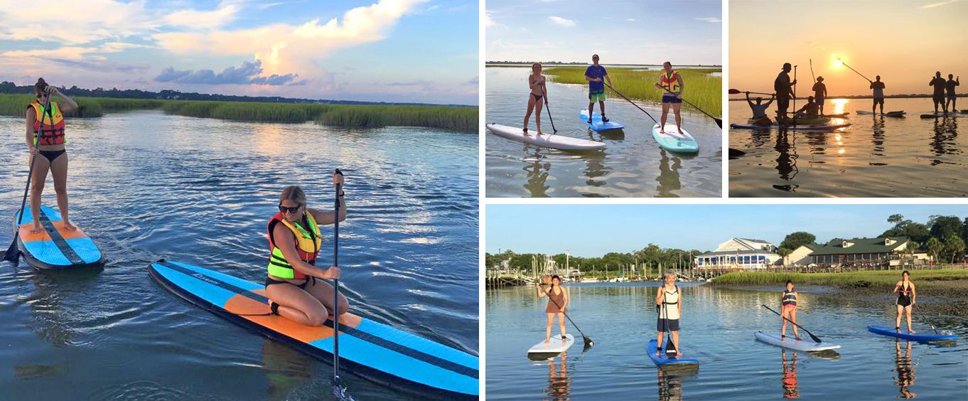 Myrtle Beach Guided Stand Up Paddleboard Tours Collage