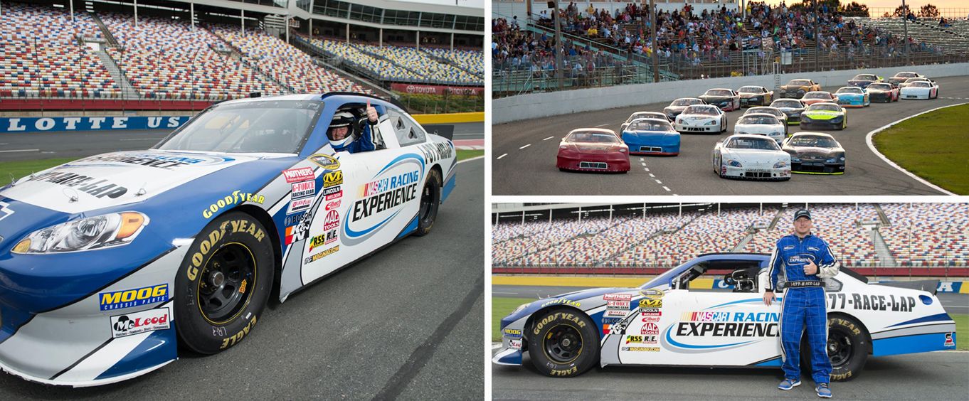Nascar Racing Experience at Myrtle Beach Speedway Collage