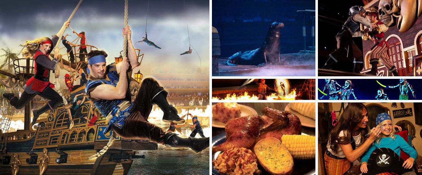 Pirates Voyage Dinner & Show Collage