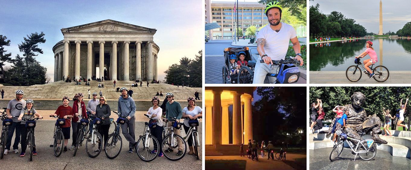 Bike and Roll Bicycle Rental - Washington, DC Collage