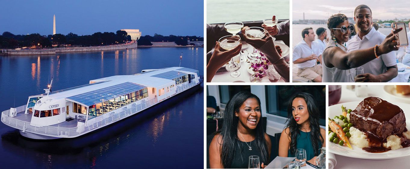 DC Odyssey Lunch & Dinner Cruises Collage