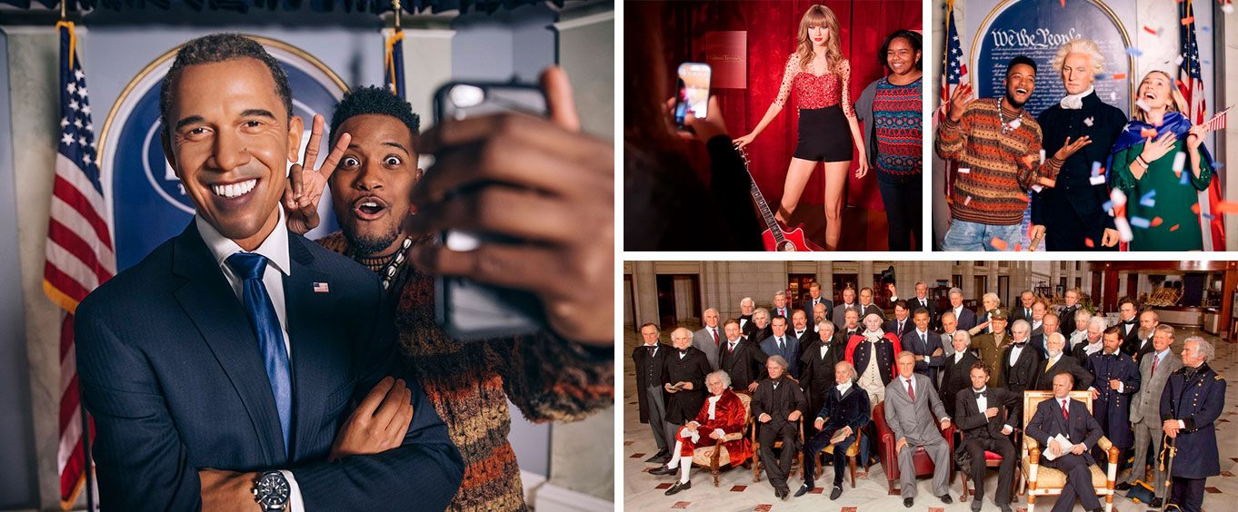 Madame Tussauds Washington DC Collage
