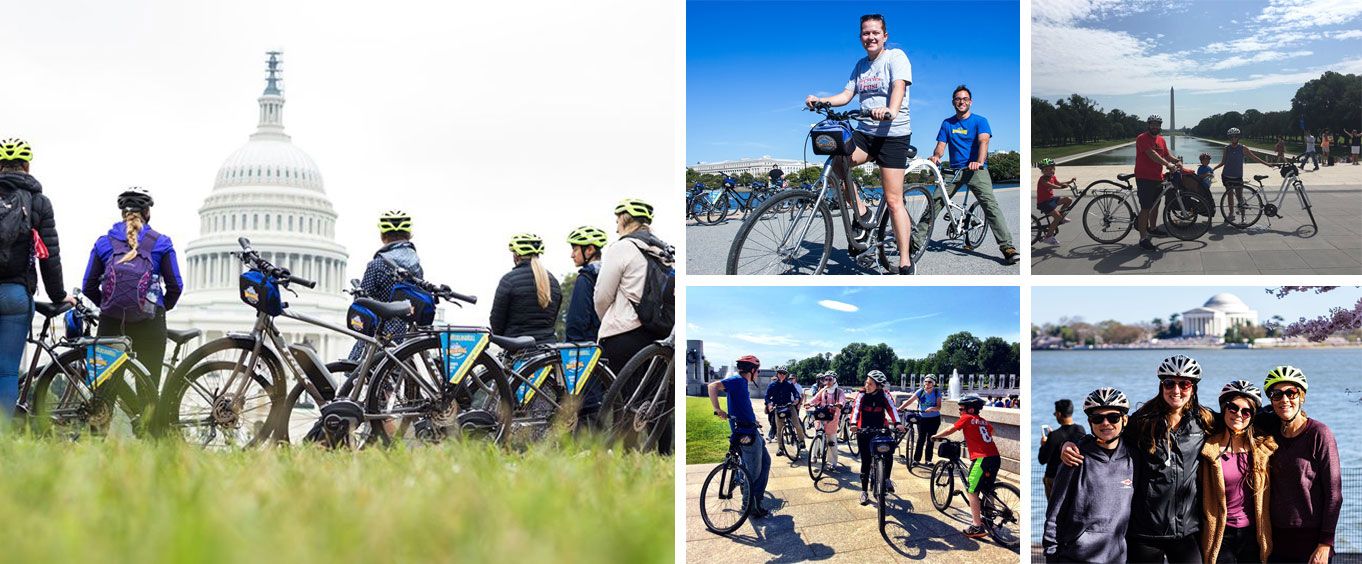 Bike and Roll Guided Bike Tours Collage