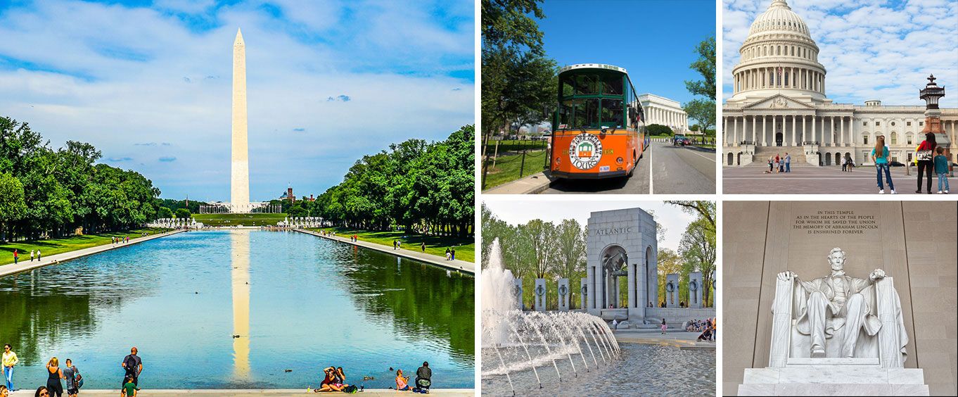 The Ultimate Experience DC Tour Collage