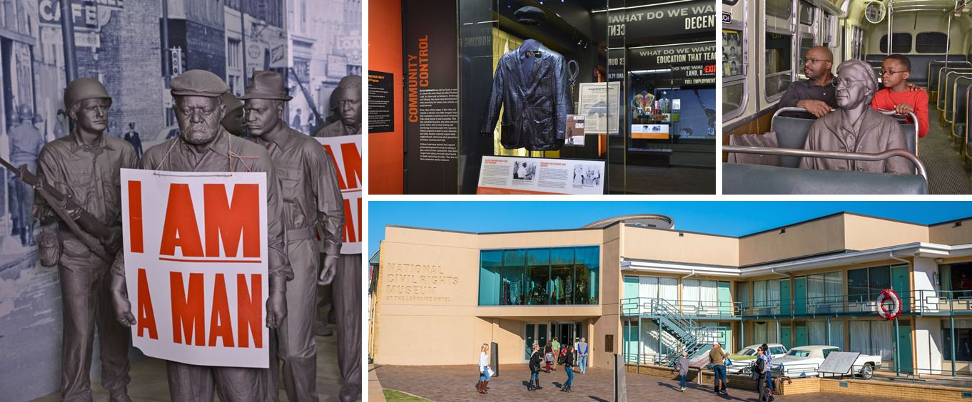National Civil Rights Museum Collage