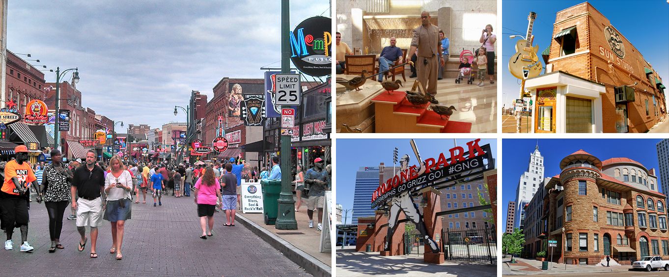 Beale Street Walking Tour Collage