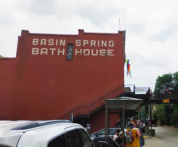 Basin Spring Bath House Pedestrian Bridge