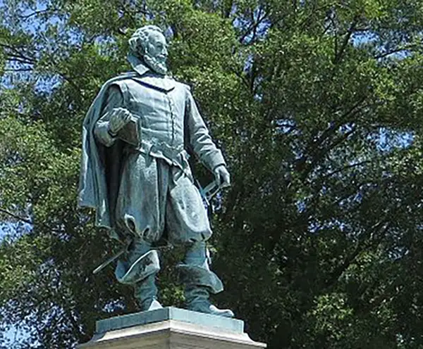 Captain John Smith Statue Williamsburg