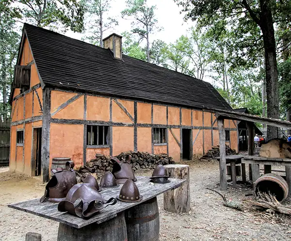 Ed Shed at Historic Jamestowne Williamsburg