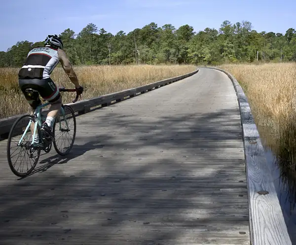 Footbridge at Historic Jamestowne Williamsburg
