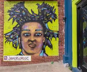 Basquiat on West End Mural Nashville