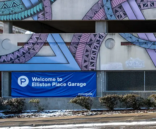 Elliston Place Garage Public Art Mural Nashville