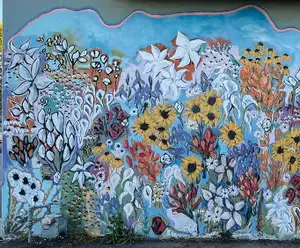 Flowers Mural Nashville