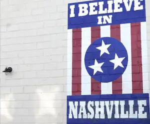 I Believe In Nashville Mural in Nashville, TN