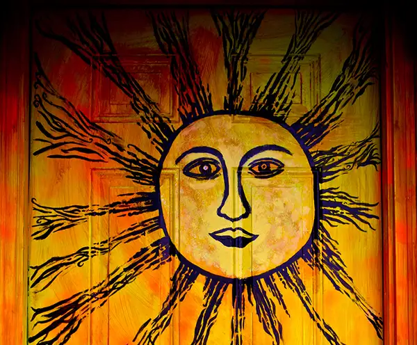 Music City Hostel Doors Mural Nashville