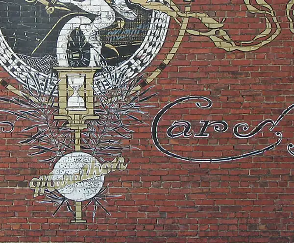 Marathon Motor Works Logo Mural Nashville