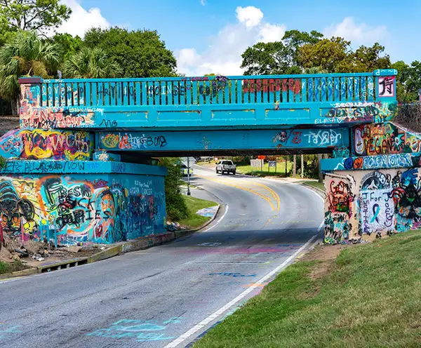 Graffiti Bridge Pensacola Beach