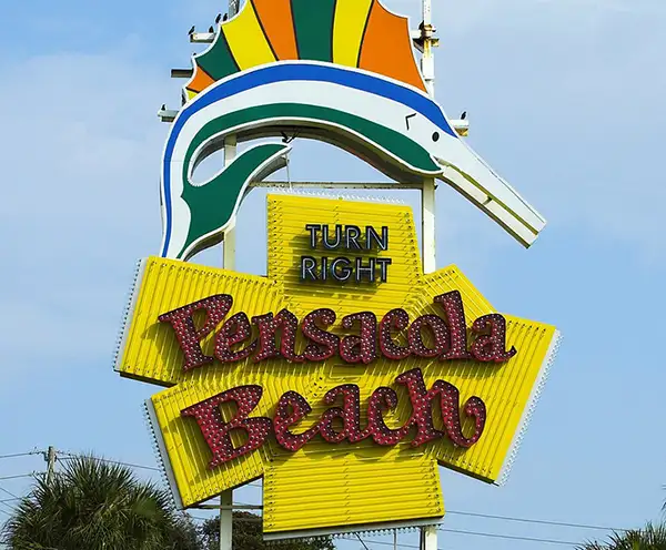 Pensacola Beach Sign Pensacola Beach